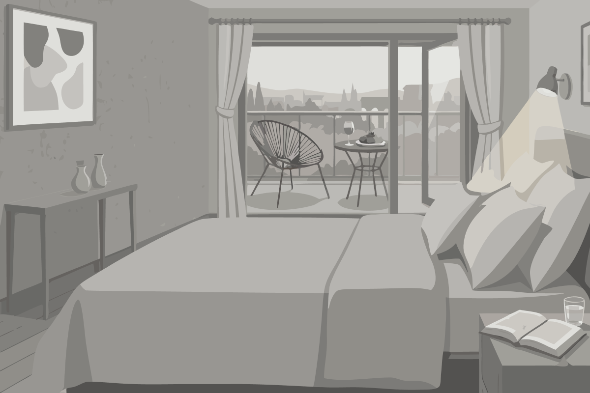 Suite con balcón o terraza